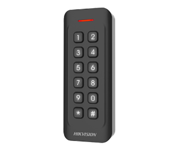 【?？低旾C密碼門禁讀卡器】?？低旽IKVISION數(shù)字鍵盤門禁IC讀卡器DS-K1802MK