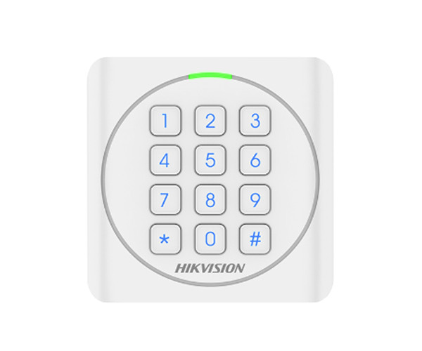 【海康威視IC密碼門禁讀卡器】?？低旽IKVISION數(shù)字鍵盤門禁IC讀卡器DS-K1801MK